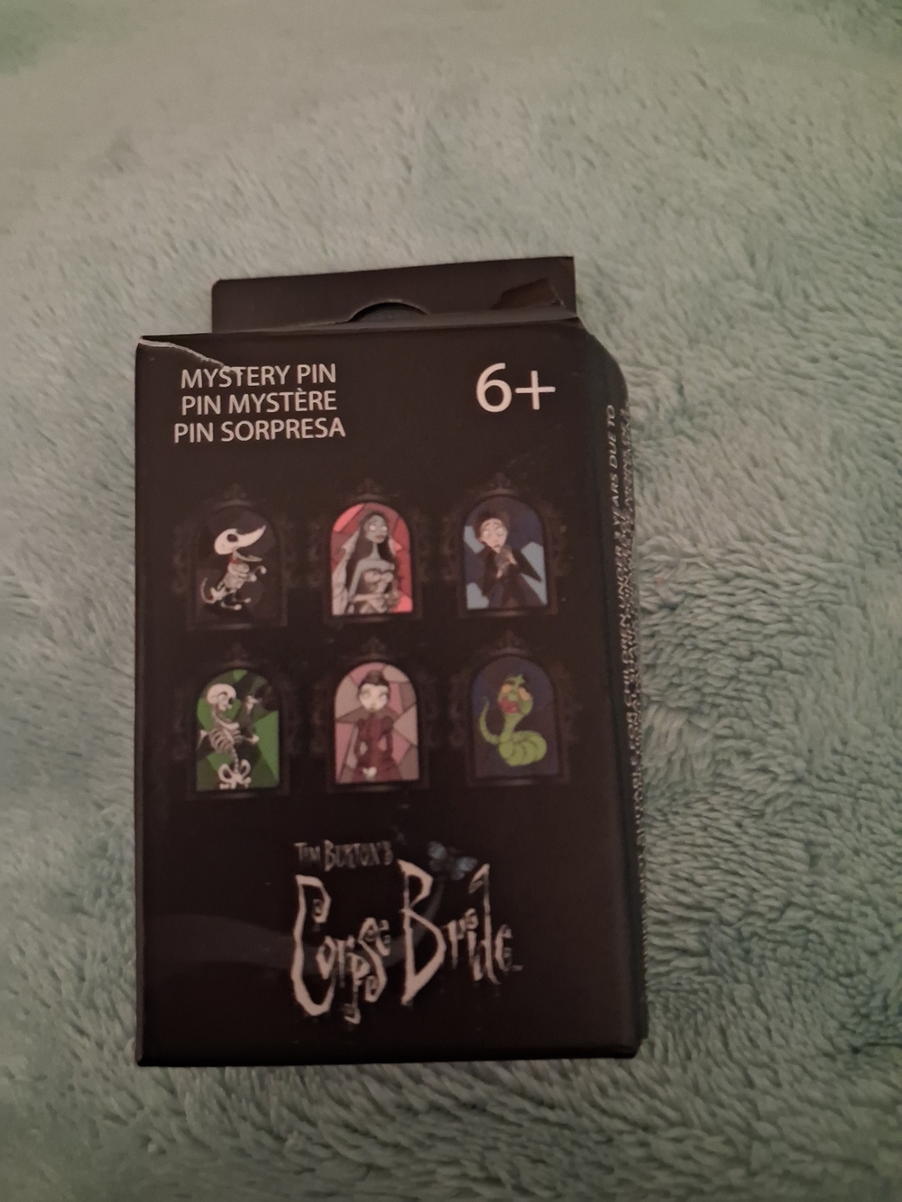 Loungefly Corpse Bride Mystery Pin Box - Black with Multicolor Accents